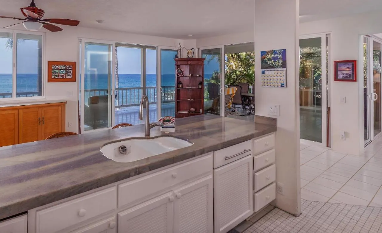 Ali'I Point Spacious And Private Oceanfont Villa With A/C Kailua-Kona