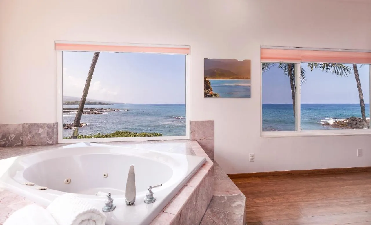 Сasa de vacaciones Ali'I Point Spacious And Private Oceanfont Villa With A/C Kailua-Kona